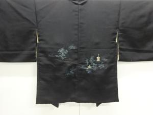 風景模様織り出し絵羽織